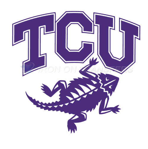 TCU Horned Frogs Iron-on Stickers (Heat Transfers)NO.6427